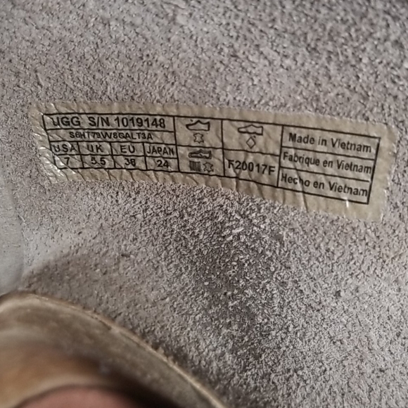 UGG Elora grey soft leather suede ankle boot - Picture 13 of 14